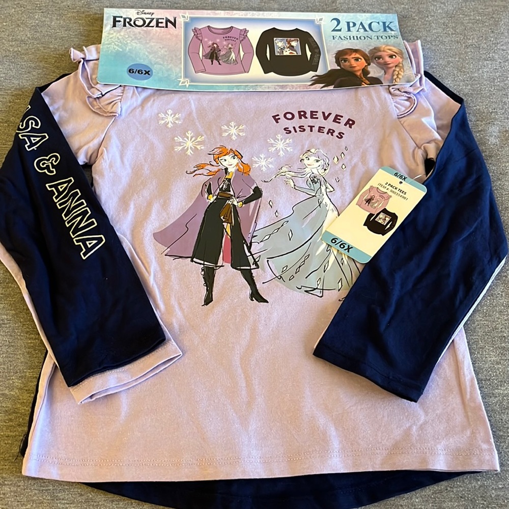 Disney Frozen (2 Pack) Long Sleeve Shirts